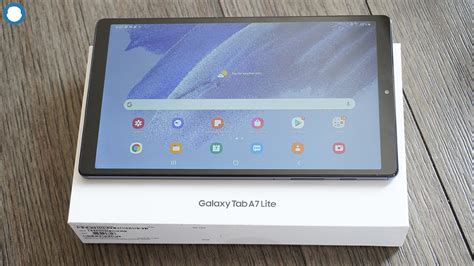 Samsung Galaxy Tab A7 Lite Gray Unboxing And First Impressions Youtube