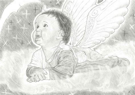 Angel Baby Sketch At Explore Collection Of Angel