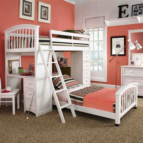 Teenage Girl Bedroom Ideas For Two Cool Loft Beds Twin