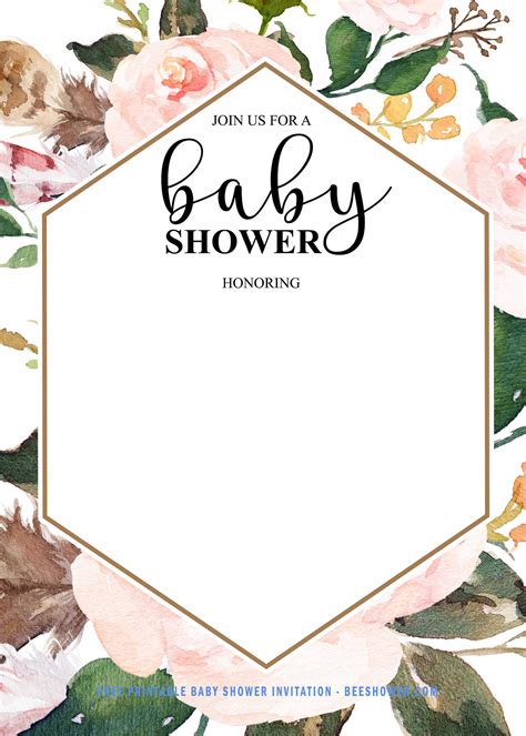 Free Baby Shower Invitation For Girl Free Printable Birthday Invitation