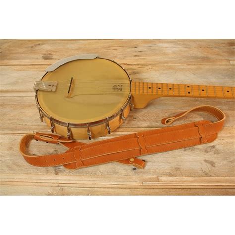 Hand Made Quality Leather Banjo Strap