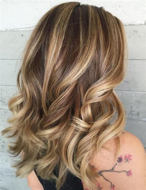 A dark brown base looks great with light blonde highlights throughout. 50 Variants of Blonde Hair Color - Best Highlights for ...