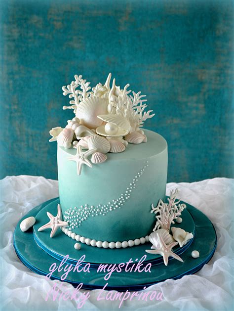 Ocean Theme Cake Ocean Cakes Beach Themed Cakes Ocean Birthday Cakes