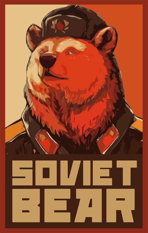 Soviet Bear Russian Cccp Ussr Communist Classic Wall Stickers
