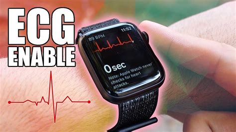 How To Enable Set Up Ecg Series 4 Apple Watch Youtube