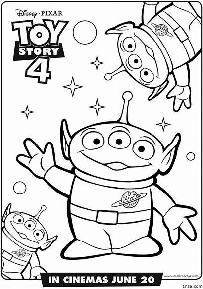 Toy Story Coloring Pages Aliens Printable Alien