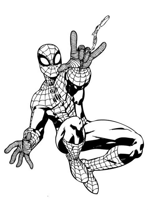 They wear bright and striking clothes, the heroes move fast and are equipped with weapons. 58 Ausmalbilder Spiderman | Coloring Pages