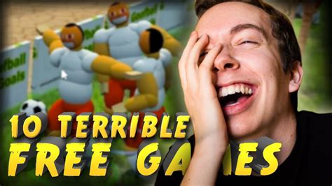 Playing 10 Terrible Free Games Youtube