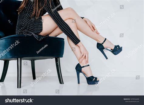 Womens Sexy Legswoman Legs High Heel Shutterstock