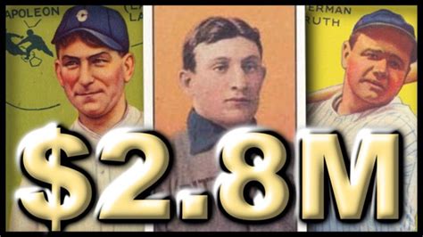 Maybe you would like to learn more about one of these? The 10 Most Expensive Baseball Cards Ever Sold