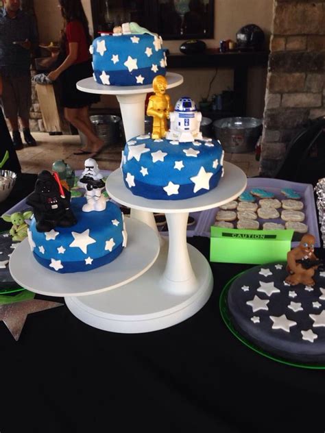 Pin By Melanie Okerlund On For The Party Star Wars Baby Shower Cake