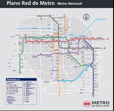 Metro De Santiago Ganó Concurso De Mapas De Transito Del Mundo