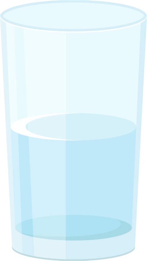Glass Of Water With Ice Cubes Clipart 9400116 Png