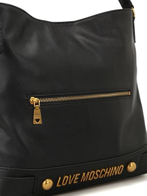 Shoulder Bags Love Moschino Fake Leather Logo Shoulder Bag