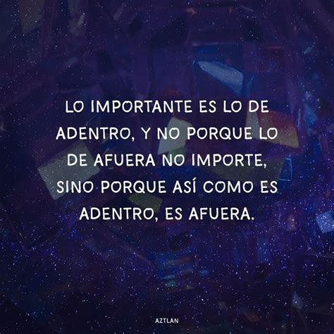 ᴄᴇɴᴛʀᴏ ᴀᴢᴛʟᴀɴ ⚡️ On Instagram Lo Importante Es Lo De Adentro Y No