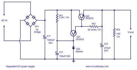 Electronic Power Supply Circuit Diagram Circuit Diagram
