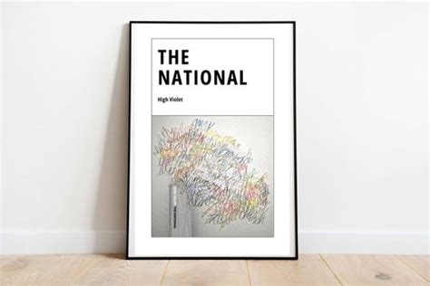 The National High Violet Art Print The National Album Etsy