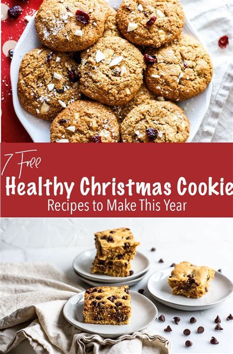 Christmas baking & dessert recipes. These 7 Christmas Cookie Recipes are the healthier recipes ...