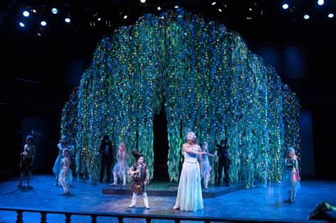 Midsummers Hanging Greenery Set Design Theatre Theatre Set Stage