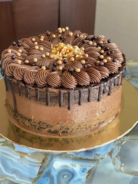 Hazelnut Praline Mousse Cake Elithebaker