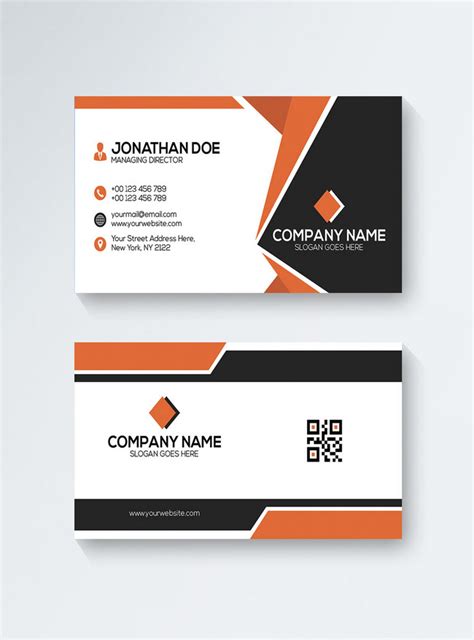 Creative Modern Business Card Template Imagepicture Free Download