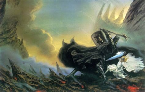 The Art Of Alan Lee And John Howe Morgoth Tolkien Artwork Middle