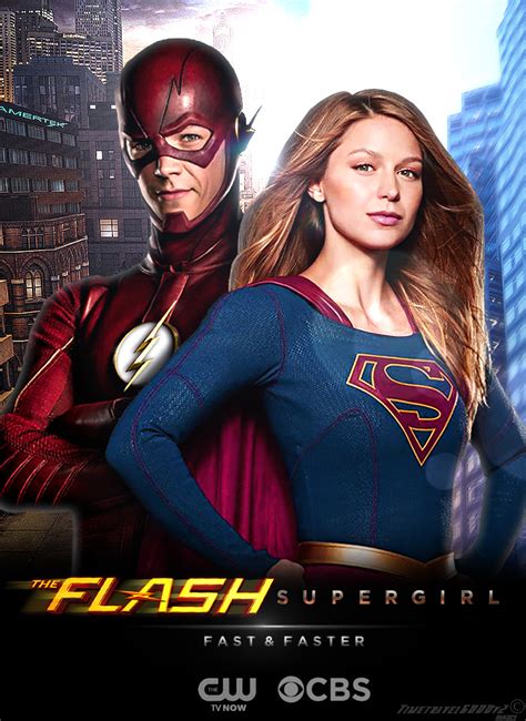 The Flash And Supergirl Tv Poster By Timetravel6000v2 On Deviantart