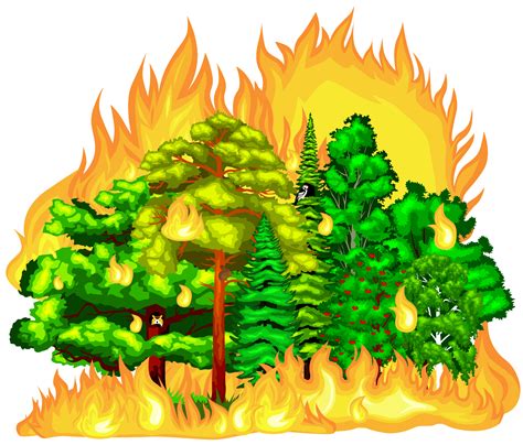 Clipart forest forest fire, Clipart forest forest fire Transparent FREE for download on ...