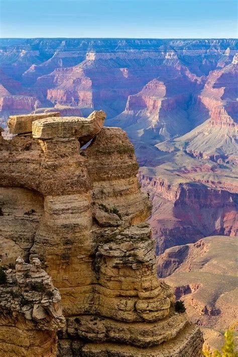 Mather Point Gran Canyon Berg Grand Canyon National Park National