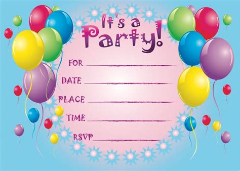Design your birthday party invitation bring around your friends & relatives to celebrate your birthday by creating your custom invitations for free with photoadking's birthday invitation maker. Free Printable Birthday Invitation Templates | Download Hundreds FREE PRINTABLE Birthday ...