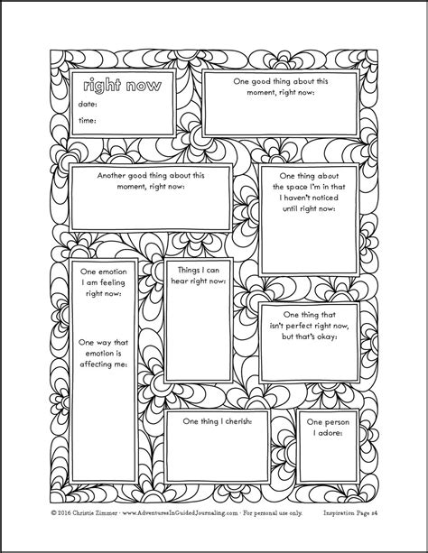 Free Printable Guided Journal Pages
