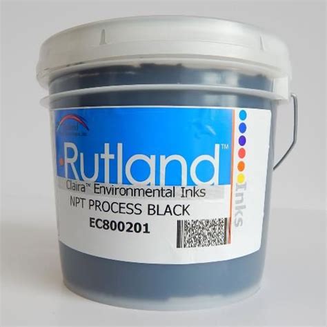 Rutland Npt Process Black Rutland Plastisol Ink Screen Printing