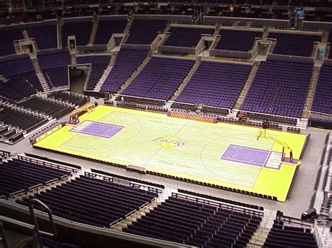 Los Angeles Ca Basketball Court Staples Center Courts Of The World