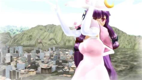 3d Mmd Giantess Giantess Marisa And Patchouli Giga Growth Hq By