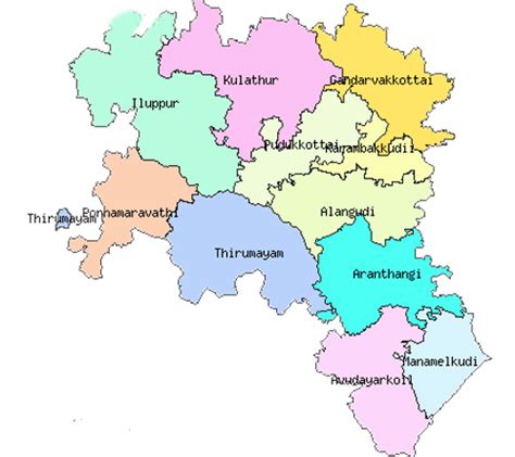 Pudukkottai District Revenue Villages