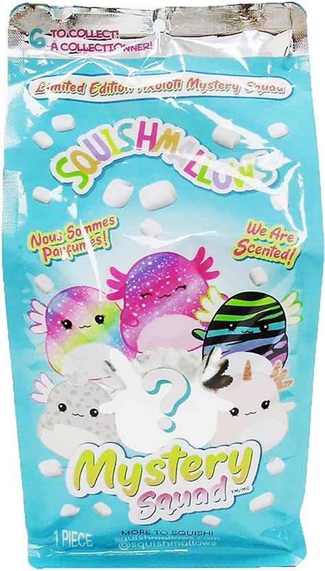 Squishmallow Axolotl Mystery Squad 8 Inch Blind Bag Mini Plush One