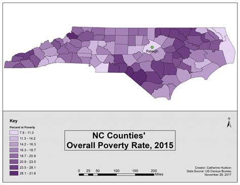 Demographics Poverty In North Carolina