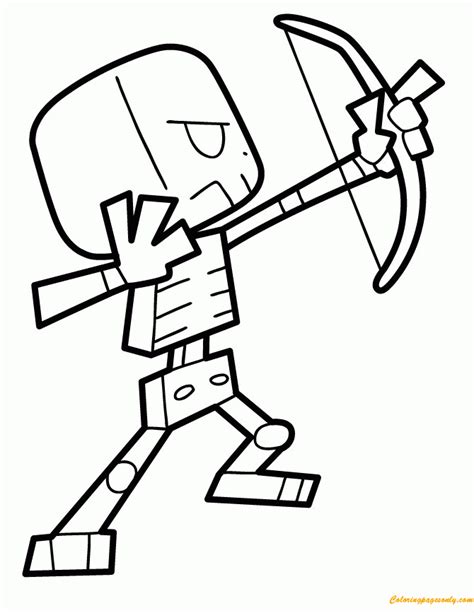 Minecraft Zombie Coloring Pages Cartoons Coloring Pages Coloring
