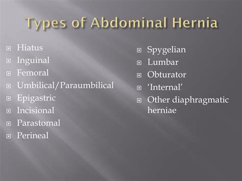 Ppt Abdominal Hernias Powerpoint Presentation Free Download Id4363920