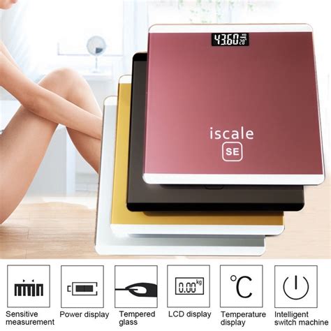 Iscale SE Digital Body Scale Cartoon High Accuracy Weight Scale Alat