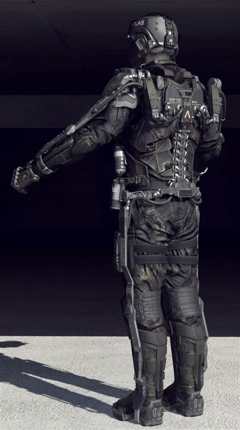 Atlas Exoskeleton Character Models Armor Concept Exosuit Combat Suit
