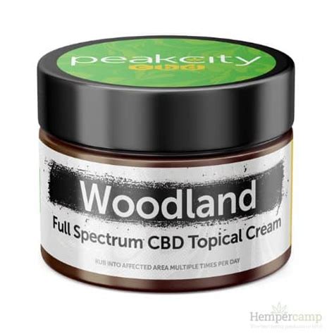 Cbd Topical Cream 750mg Woodland For Sale Hempercamp