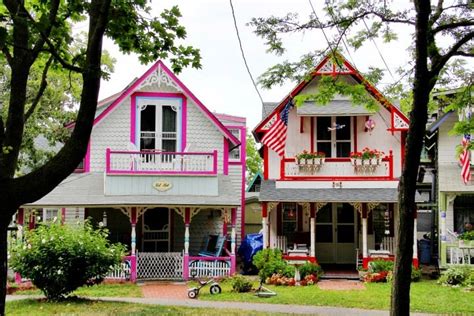 Gingerbread Cottages At Oak Bluffs Campground New England