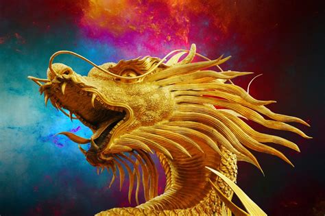 Golden Dragon Royalty Free Stock Photo