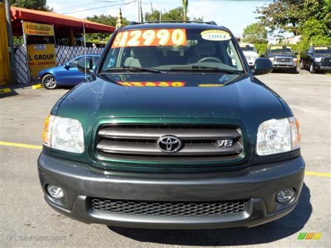 2004 Imperial Jade Green Mica Toyota Sequoia Sr5 40134510 Photo 2