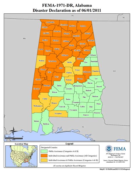 Alabama Flood Zones Map