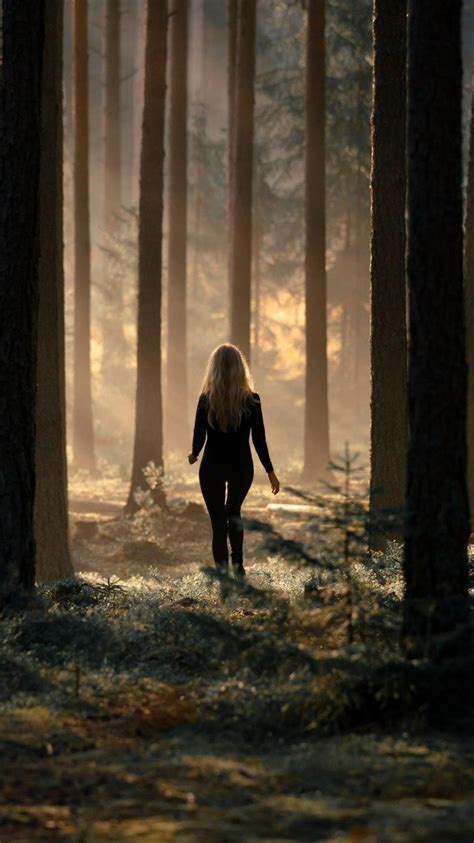 Alone Girl In Forest Wallpaper Iphone Wallpaper Iphone Wallpapers