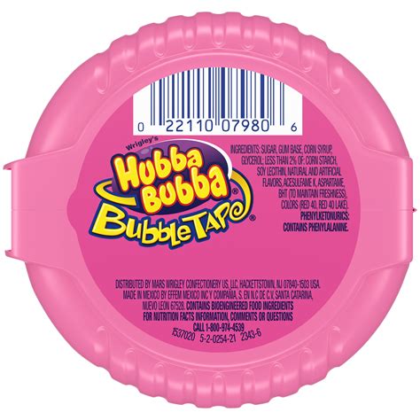 Hubba Bubba Original Bubble Gum Tape 2 Oz