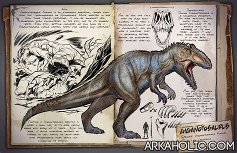 Giganotosaurus Dino Dossier And Guide Ark Survival Evolved