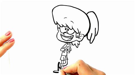 How To Draw Loud House Characters Lynn Loud Very Easy Youtube